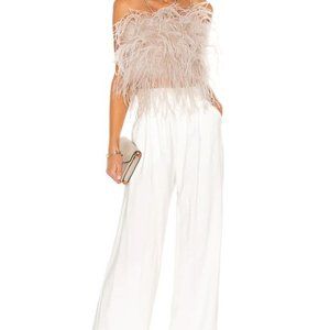 LaMarque Zaina Feather Top - Dusty Rose - Small - NWT